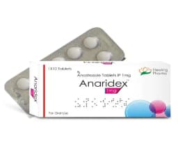 ANASTROZOLE 1mg (Anastrozole steroid) 50 Tabs