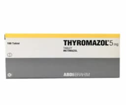 4X BOXES -THYROMAZOL 5MG